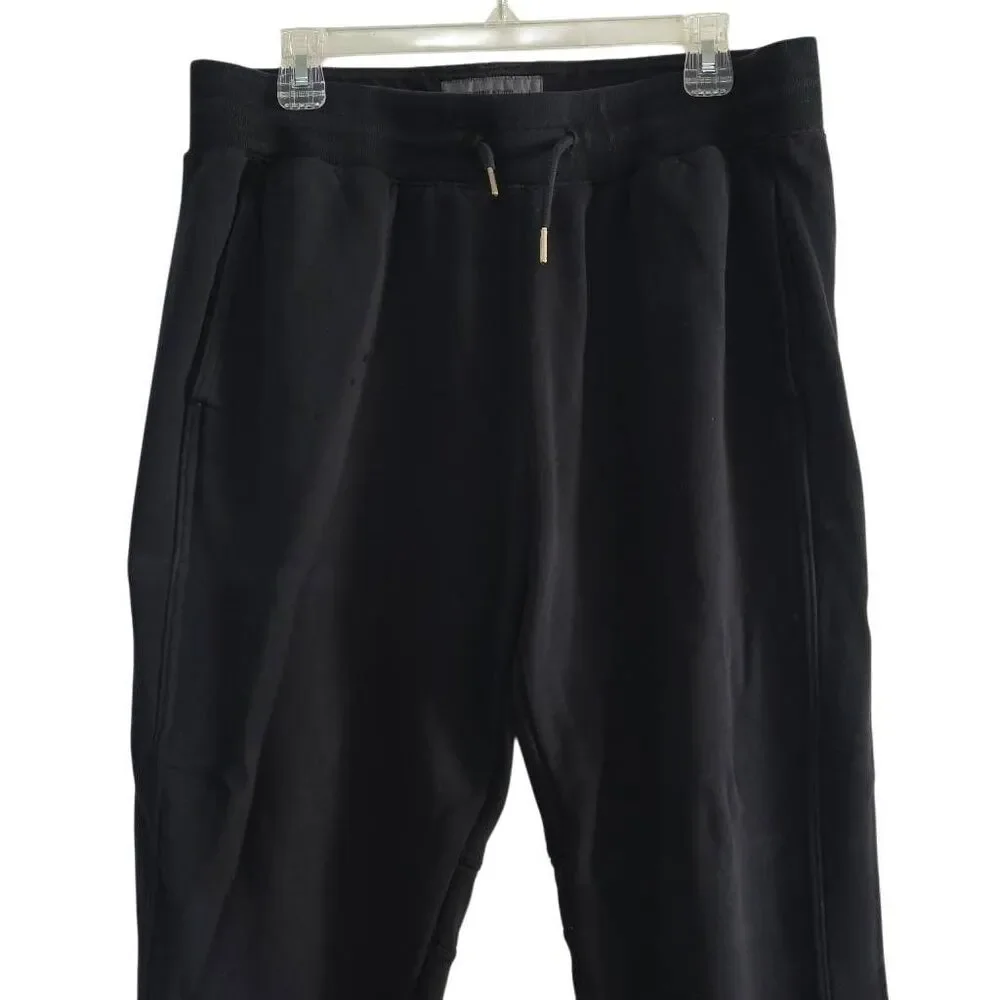 Abercrombie & Fitch Men's Size Large Black Relaxed Sweatpants - Flaw